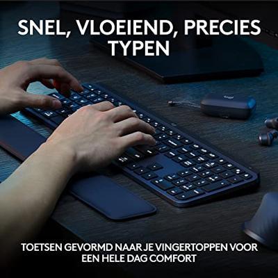 Logitech MX Keys S Plus Advanced Wireless Illuminated Keyboard gaming toetsenbord - thumbnail