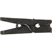 Creativ Company Mini wasknijpers, l: 25 mm, b: 3 mm, zwart, 36 stuk/ 1 doos - thumbnail