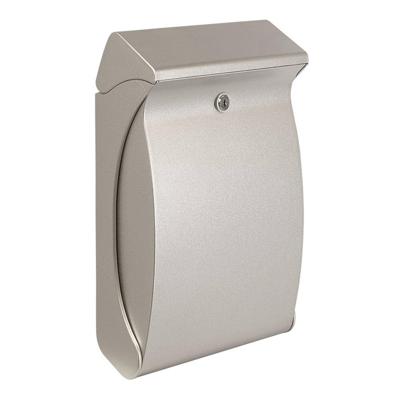 Burg-Wächter kunststof brievenbus Swing - zilvergrijs