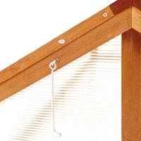 VidaXL Broeikas 114x80x50 cm vurenhout bruin - thumbnail