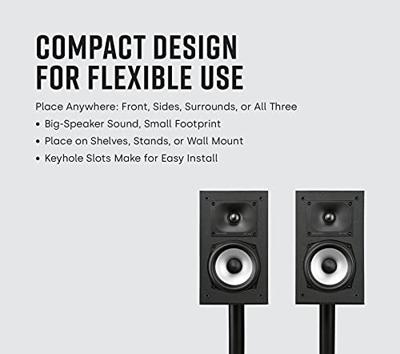 Polk: Monitor XT15 Boekenplank Speakers - 2 stuks - zwart