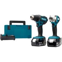 Makita DLX2339J 18V Accu combiset 2-delig (DDF482 + DTD156) 18V 3.0Ah in Mbox - thumbnail