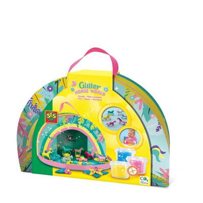 SES Creative Glitter paarden wereld - Speelkoffer