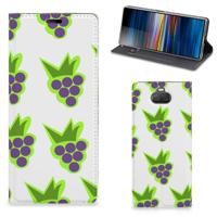 Sony Xperia 10 Plus | Flip Style Cover | Druiven - thumbnail