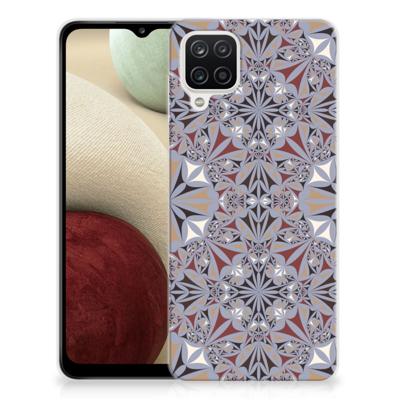 Samsung Galaxy A12 | TPU | Siliconen hoesje | Flower Tiles