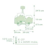 Dalber 3-lichts hanglampSweet Love Green - 61717H - thumbnail