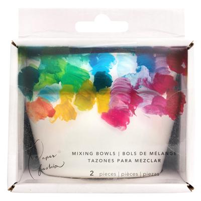 American Crafts • paper fashion tool mixing bowl ceramic 2 pcs