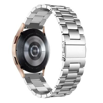 Stalen schakelband - Zilver - Garmin Vivoactive 6 / Vivoactive 5 / Vivoactive 3