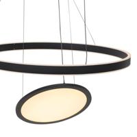 Steinhauer Led hanglampRinglux 2x led zwart - 3514ZW - thumbnail