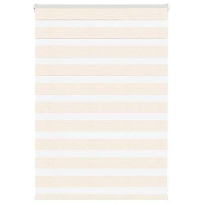Zebra rolgordijn 115x100 cm stofbreedte 110,9 cm marmerbeige