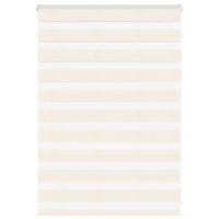 Zebra rolgordijn 115x100 cm stofbreedte 110,9 cm marmerbeige - thumbnail