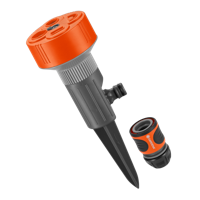 Gardena Gardena Gazonsproeier Classic Multi 4-sproeier Twist 100m2 - thumbnail