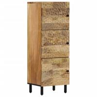 Hoge kast 40x33x110 cm massief mangohout - thumbnail