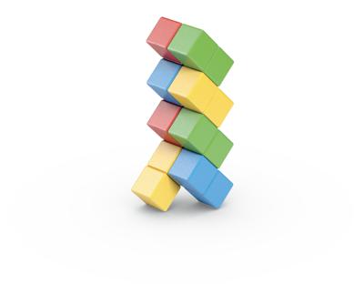 Magnetische blokken - GEOMAG - Creatieve set - 16 stuks - Educatief - Gerecycled plastic - Vanaf 12 maanden - thumbnail