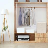 VidaXL Opbergboxen 2 st 43x34x23 cm stof crèmekleurig - thumbnail