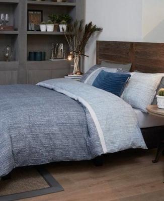 Rivièra Maison Riviera Maison Dekbedovertrek Amsterdam Loft Bluegrey 200x200/220
