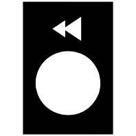 Harmony Etiket zwart 2xwitte pijl omlaag | 10 stuk stuks