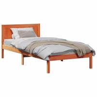 Bedframe Bruin 75 x 190 cm Massief grenenhout - thumbnail