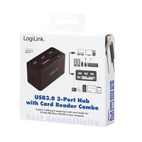 LogiLink CR0042 hub & concentrator USB 3.0 (3.1 Gen 1) Type-A 5000 Mbit/s - thumbnail