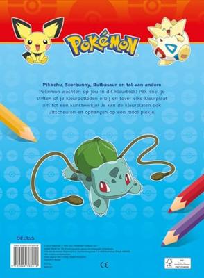 Deltas Pokémon color kleurboek
