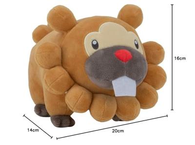 Pokémon Pluche knuffel 20 cm Bidoof