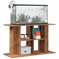 VidaXL Aquariumstandaard 100x40x60 cm bewerkt hout oud houtkleurig - thumbnail