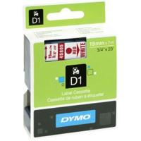 DYMO D1 -Standard Labels - Red on White - 19mm x 7m - thumbnail