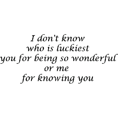 Luckiest - Muursticker