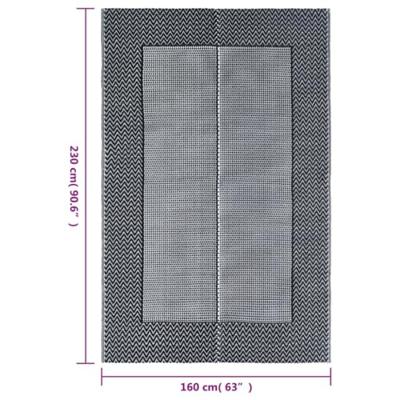 VidaXL Buitenkleed arakil 160x230 cm pp grijs VidaXL Buitenkleed arakil 160x230 cm pp grijs
