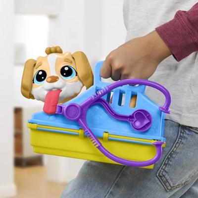 Hasbro Play-doh care n carry dierenarts - klei speelset - thumbnail
