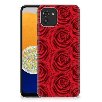 Samsung Galaxy A03 | TPU Case | Red Roses Samsung Galaxy A03 | TPU Case | Red Roses