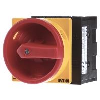 Eaton P1-25/EA/SVB/HI11 Onderhoudsschakelaar Voor frontbevestiging, Vergrendelbaar 690 V Rood 1 stuk(s) - thumbnail