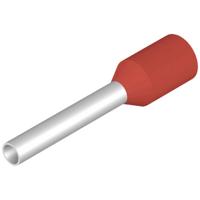 Weidmüller 1476320000 Adereindhulzen 1 mm² Deels geïsoleerd Rood 100 stuk(s) - thumbnail
