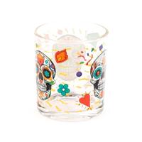 Dia de Los Muertos Set 2 glazen Drinkglazen 250ml - thumbnail