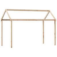 Kinderbedhuisje 217x85,5x154 cm massief grenenhout - thumbnail