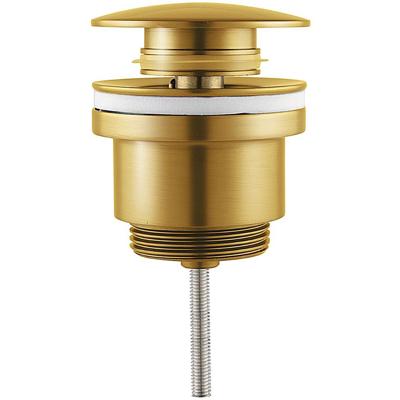Clickwaste Afvoerplug Messing - Geborsteld Goud PVD Coating