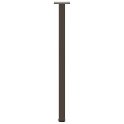 Salontafelpoten 4 st 72-74 cm staal naturel