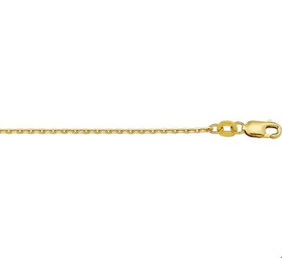 TFT Collier Geelgoud Anker 1,3 mm x 50 cm