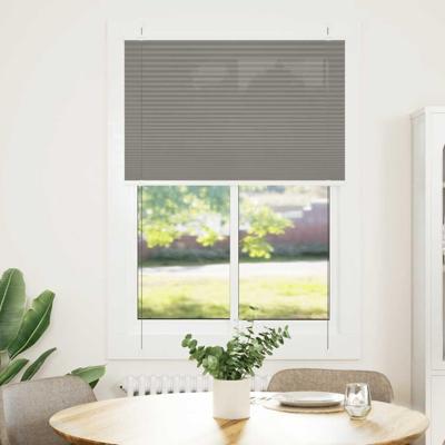 VidaXL Plissé rolgordijn 85x100 cm stofbreedte 84,4 cm antraciet