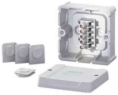 Hensel DP 9025 Aftakkast (l x b x h) 88 x 88 x 49 mm Grijs IP54 1 stuk(s)