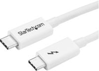 StarTech.com Thunderbolt 3 USB-C kabel - 20Gbps - Thunderbolt, USB en DisplayPort compatibel - 1m - wit - thumbnail