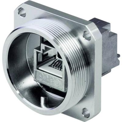 Telegärtner 100007381 TOC flensset IP68 RJ45, inbouwdeel Metaal 1 stuk(s)
