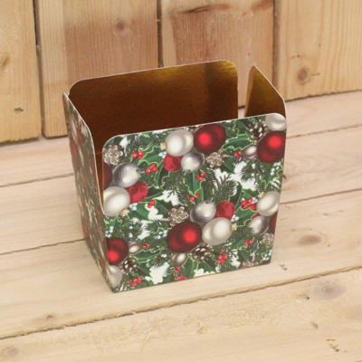 Bonbon doosjes - Chocolade doosje - Kersttraditie LAAG - 12 stuks