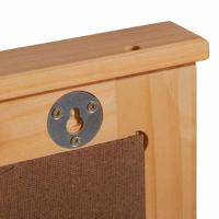 VidaXL Spiegel vigo honingbruin 55,5 x 5 x 70 cm massief grenenhout - thumbnail