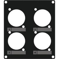 Caymon CASY203/B 4x D-size gat module voor CASY-chassis - thumbnail