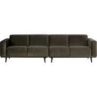 WOOOD Bank 'Statement' 4-zits, Velvet kleur Groen - thumbnail