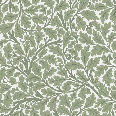 Dutch Wallcoverings Hidden Treasures - Oak Tree Wit/Grn
