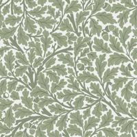 Dutch Wallcoverings Hidden Treasures - Oak Tree Wit/Grn - thumbnail