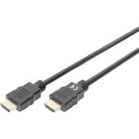 Digitus DB-330123-020-S HDMI-kabel HDMI Aansluitkabel HDMI-A-stekker, HDMI-A-stekker 2.00 m Zwart 4K UHD, Audio Return Channel (ARC) - thumbnail