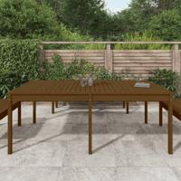 Tuintafel 203,5x100x76 cm massief grenenhout honingbruin - thumbnail